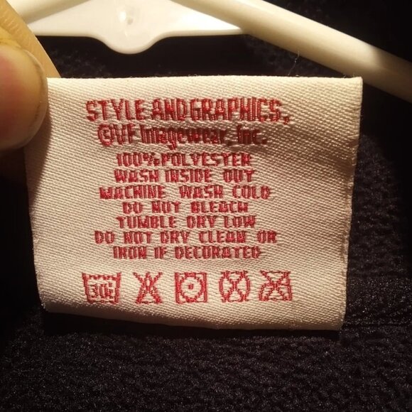 San Francisco 49ers/Forty-Niners Red NFL 1/4 Zip Pullover Large Fleece Sweater - Picture 7 of 7